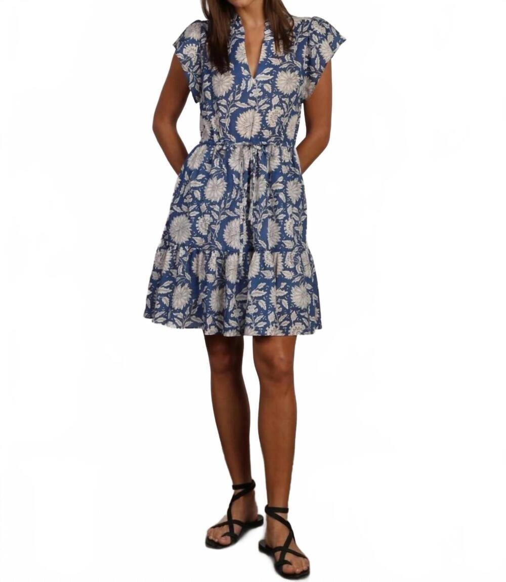 NEW DYLAN kyra mini dress in blue